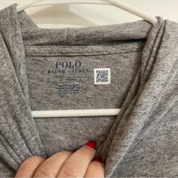 Polo by Ralph Lauren Gray Sweatshirt Hoodie - Picture 3 of 8